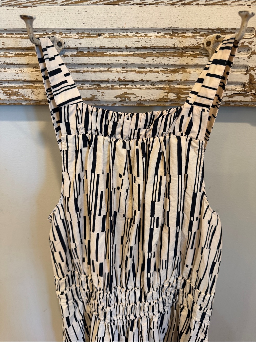 Anthropologie Somerset Black and White Tiered Maxi Sundress Size Small - Picture 4 of 9